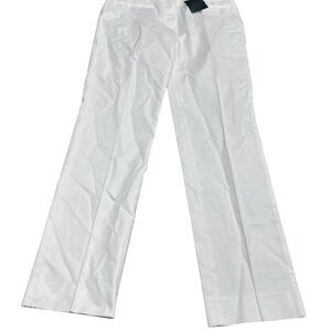 364 Brooks Brother Advantage Chico Natalie Fit White Pants Size 2